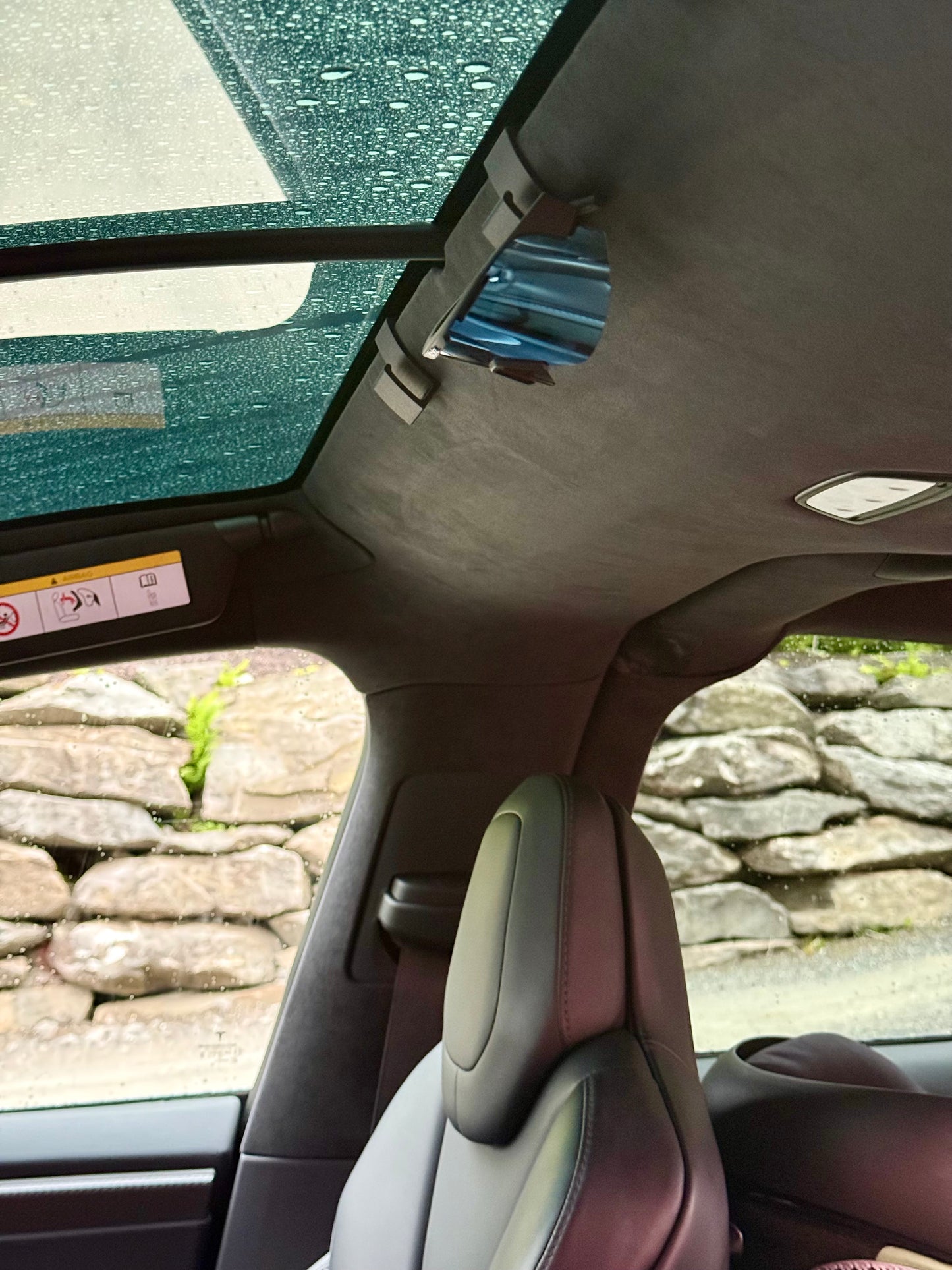 Solbrilleholder for Tesla Model X - Sett med 2stk