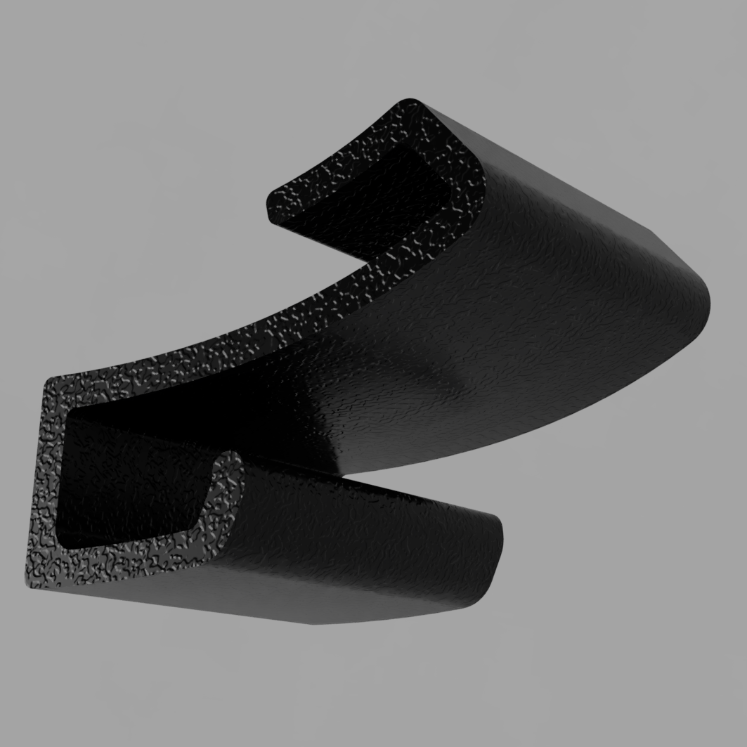 Solbrilleholder for Tesla Model X - Sett med 2stk