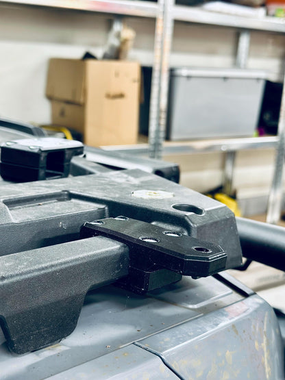 Strong clamps for mounting extra lights on your Cforce 850/1000 gen2